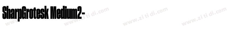 SharpGrotesk Medium2字体转换